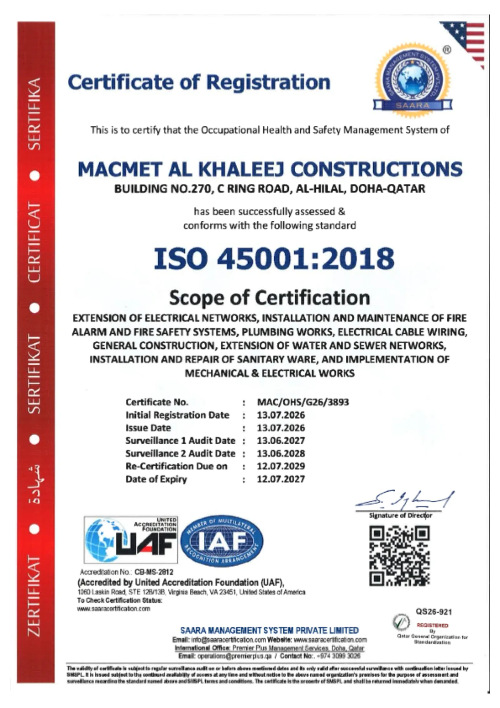 ISO 45001:2018